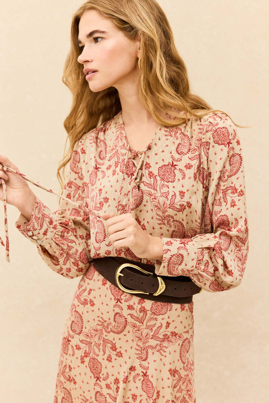 Blusa PATTI Estampado Teja - BIMANI