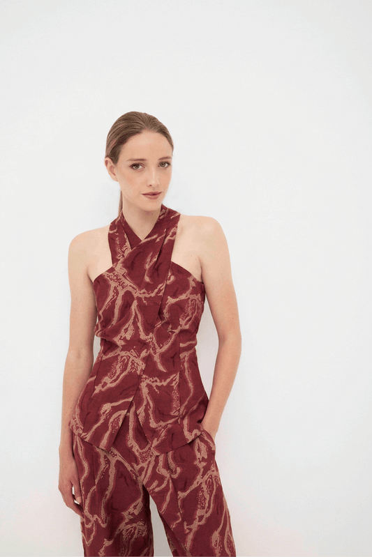 Top ARLETTE Textura Empolvado - BIMANI