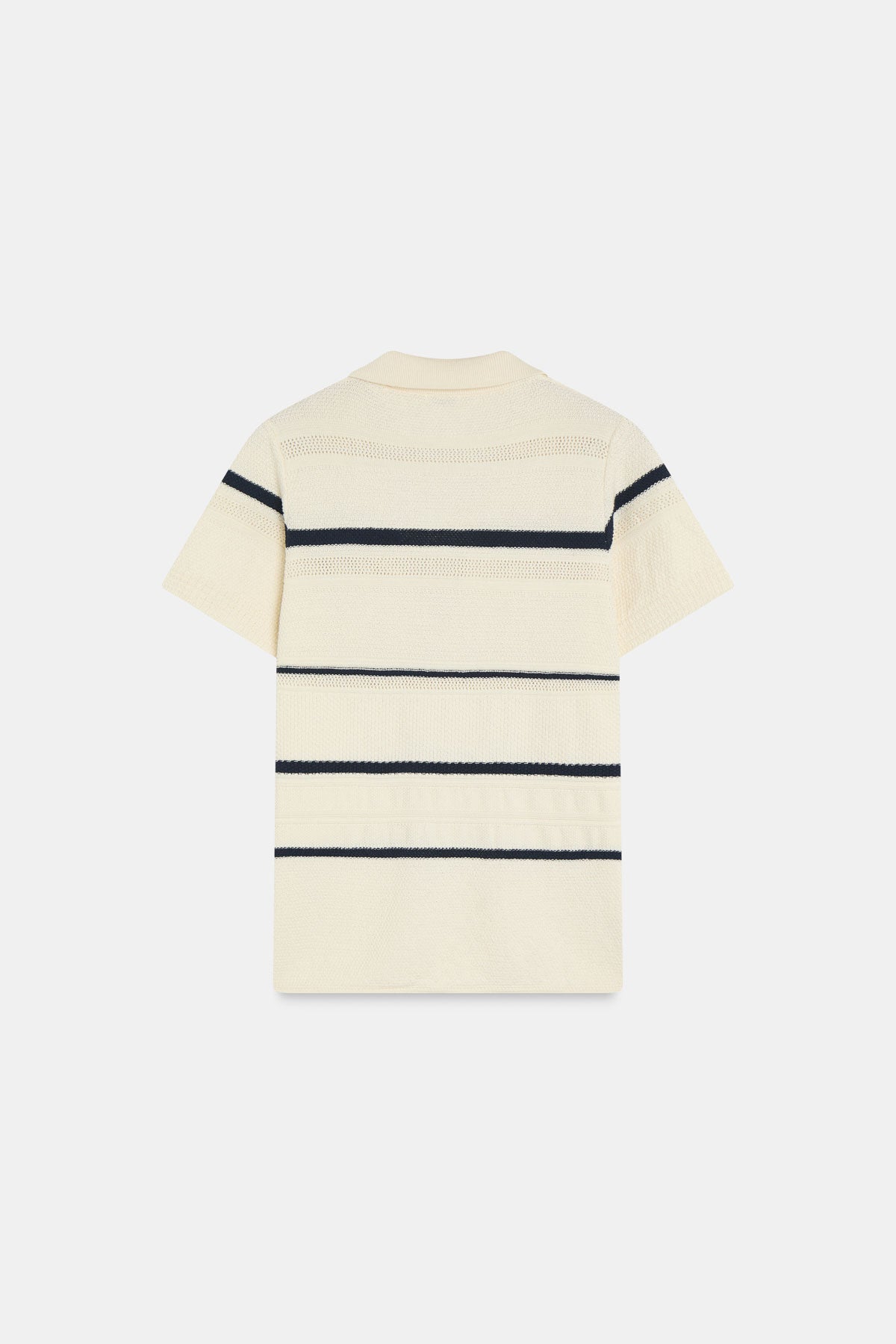 Camiseta EDÉN Rayas Beige - BIMANI