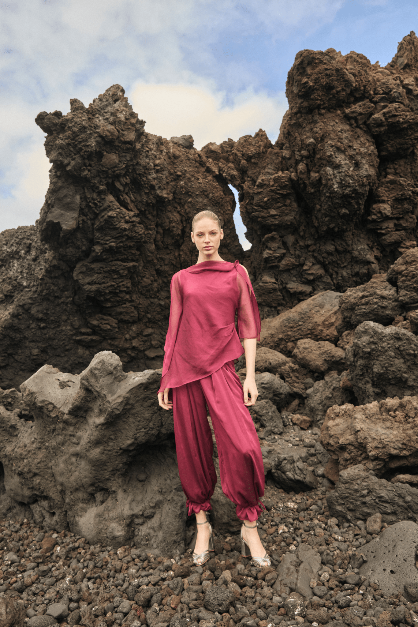 Pantalón SABINE Cereza Árida - BIMANI