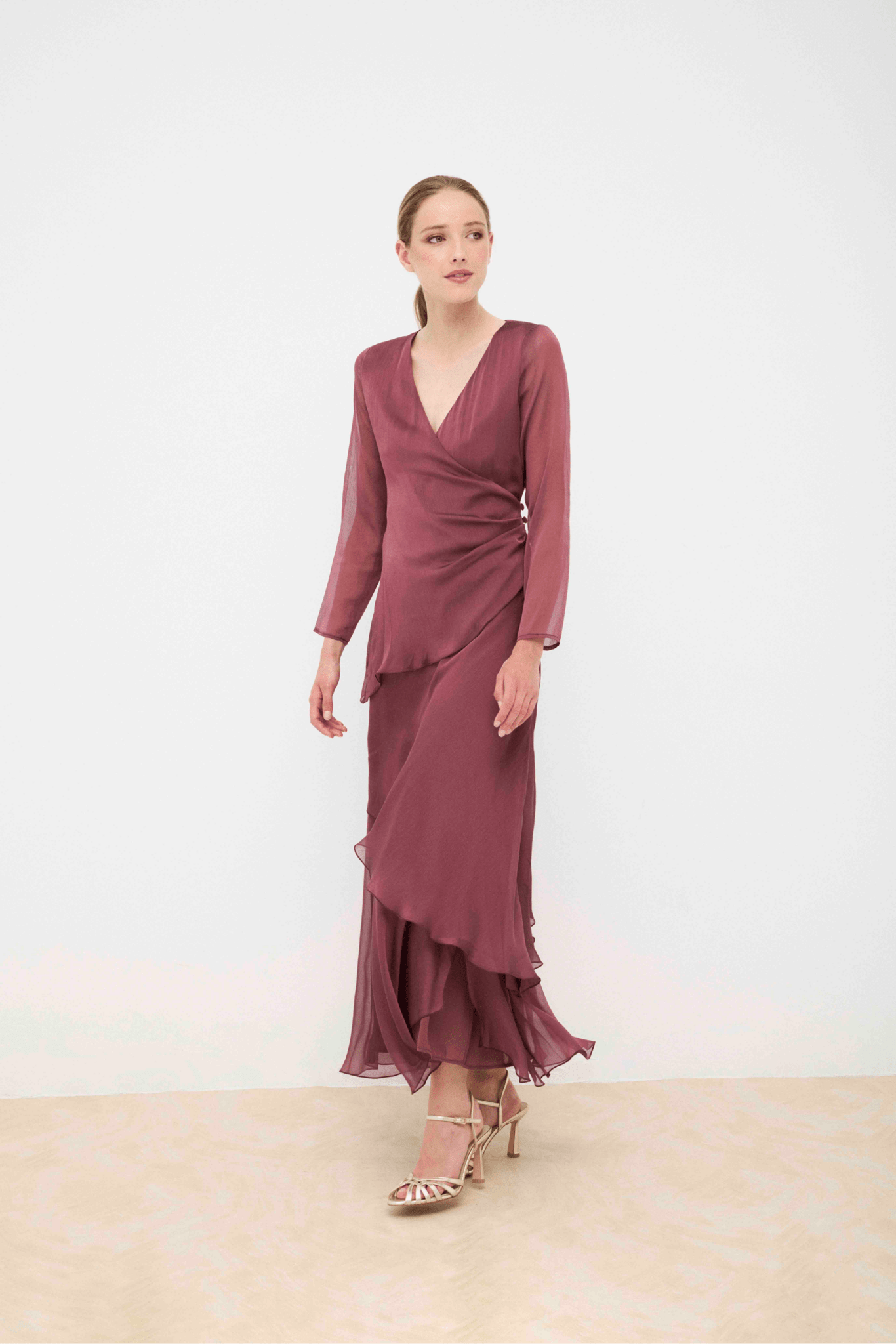 Vestido GIA Empolvado - BIMANI