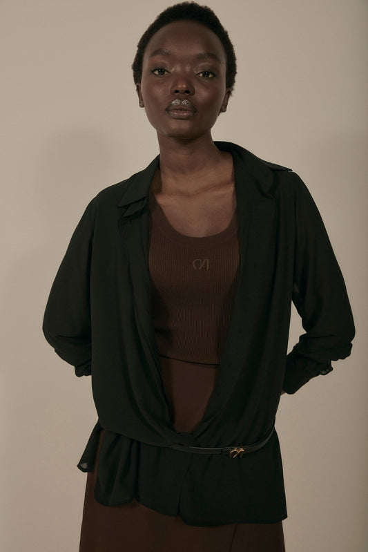 Blusa ESENCIA Negro Magnético - BIMANI
