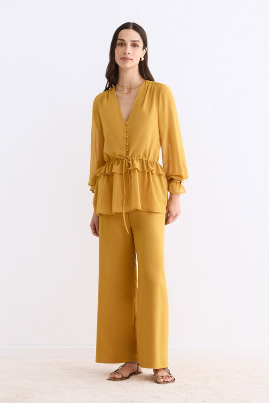 Pantalón LEVANTE Mostaza Dulce - BIMANI