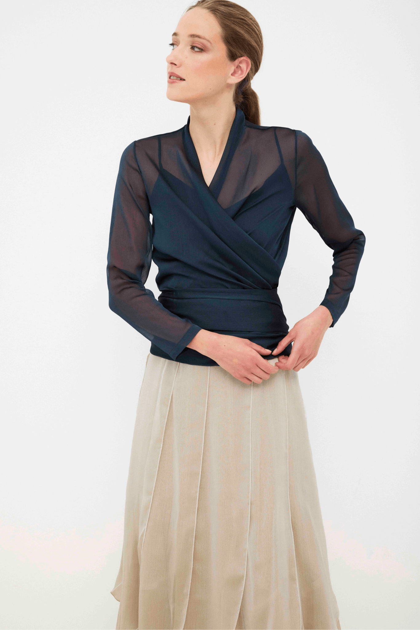 Blusa ADELA Azul Petróleo - BIMANI