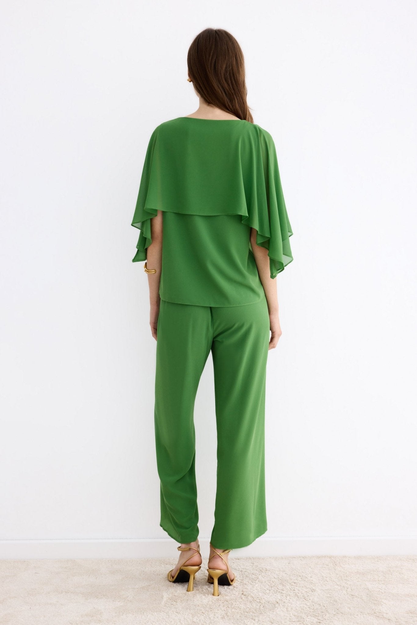 Blusa CAMELIA Green Forest - BIMANI