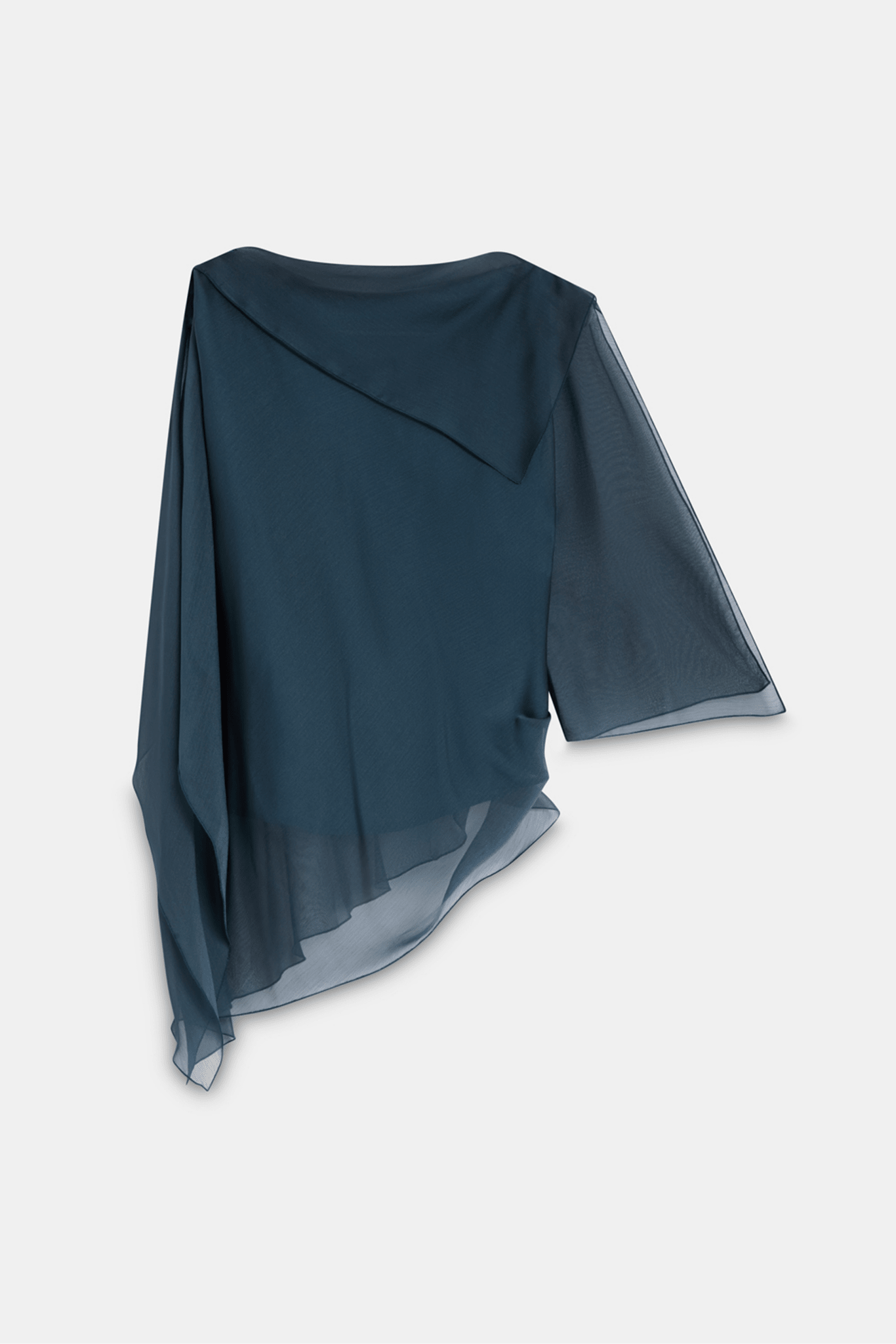 Blusa EMILIA Azul Petróleo - BIMANI