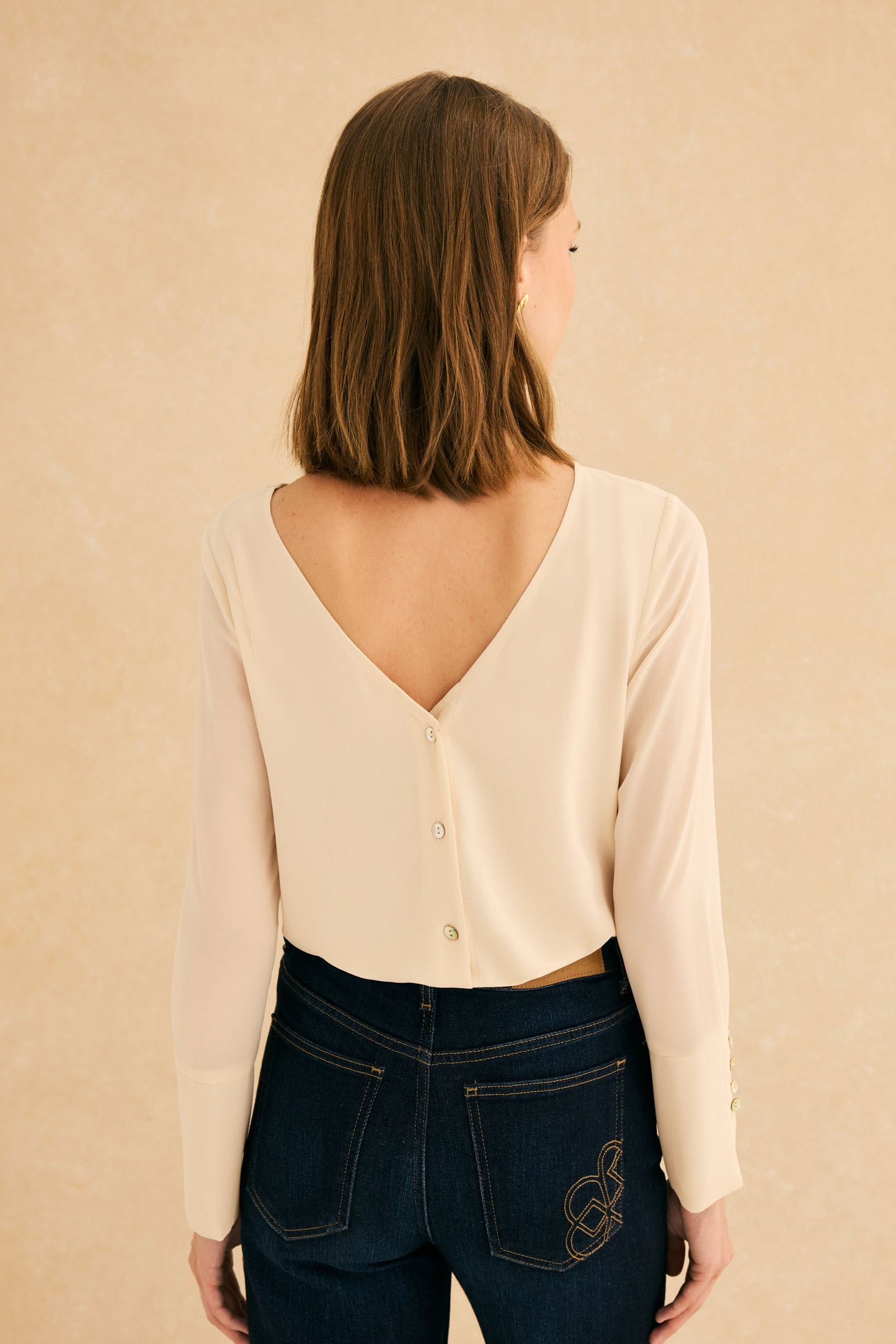 LAGUNA Limestone Beige Blouse