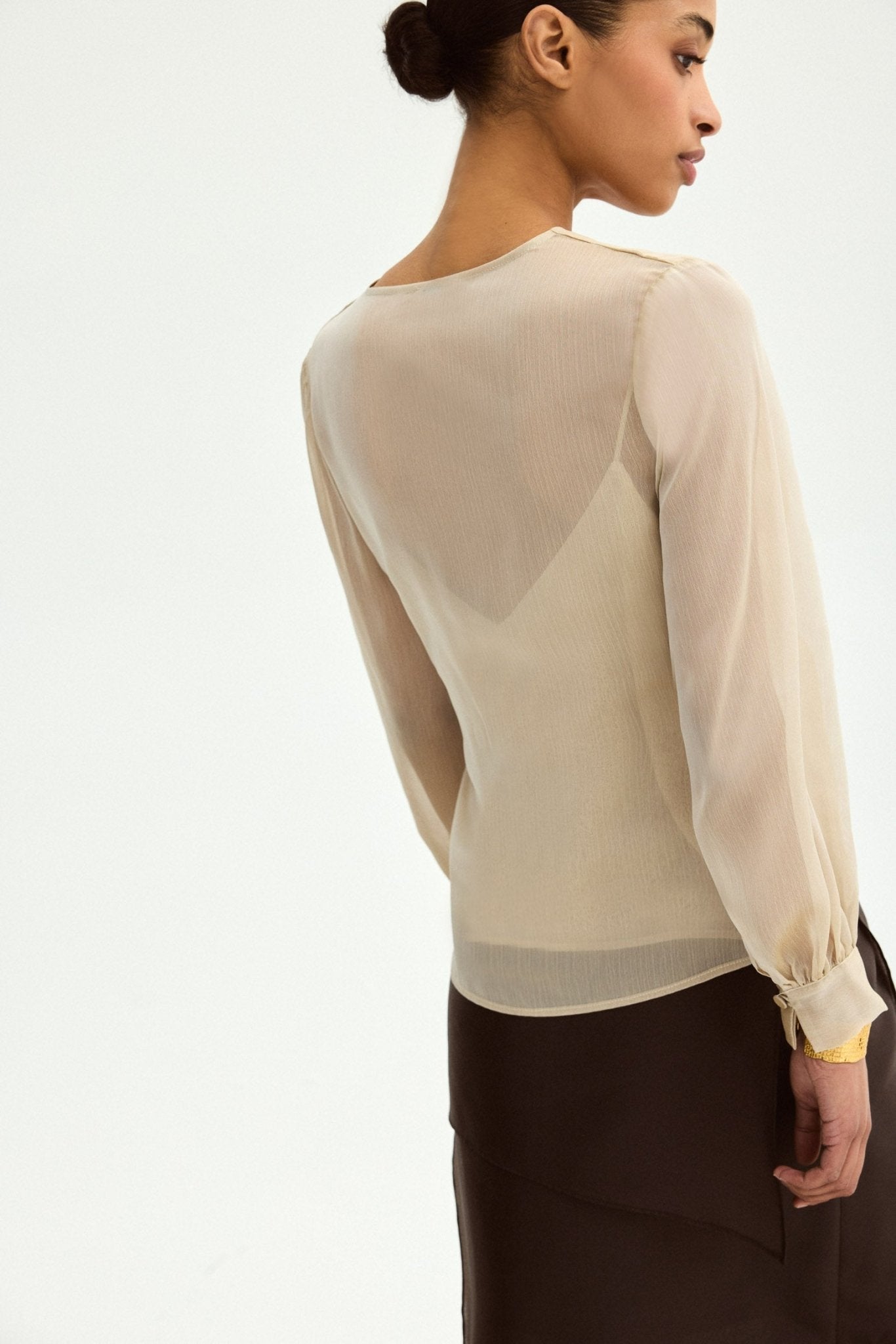 Blusa MARTINE Champagne - BIMANI