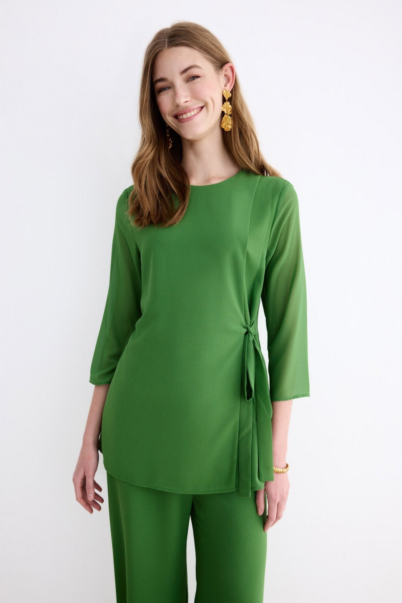 Blusa QUITA Green Forest - BIMANI