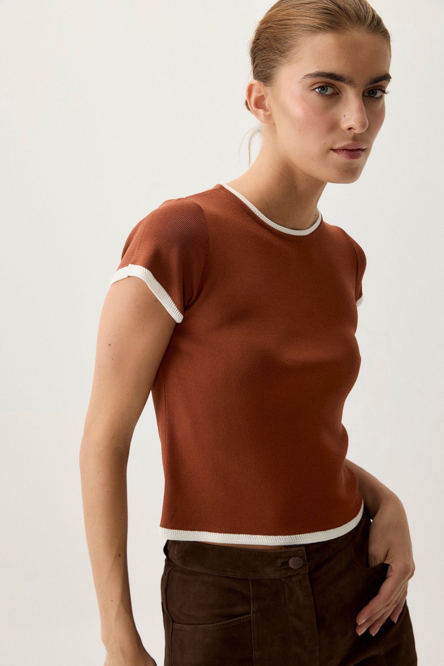 Camiseta JUNO Teja