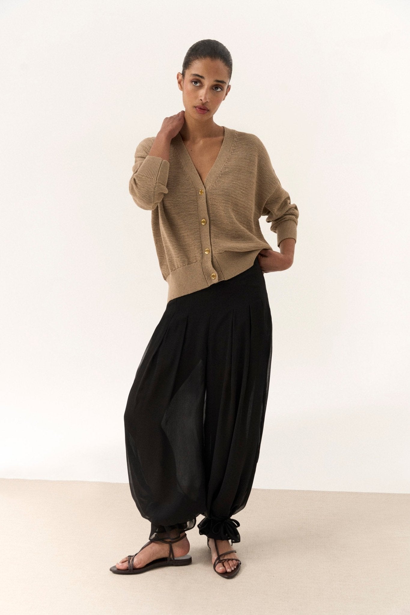 Cardigan TELDE Dorado - BIMANI