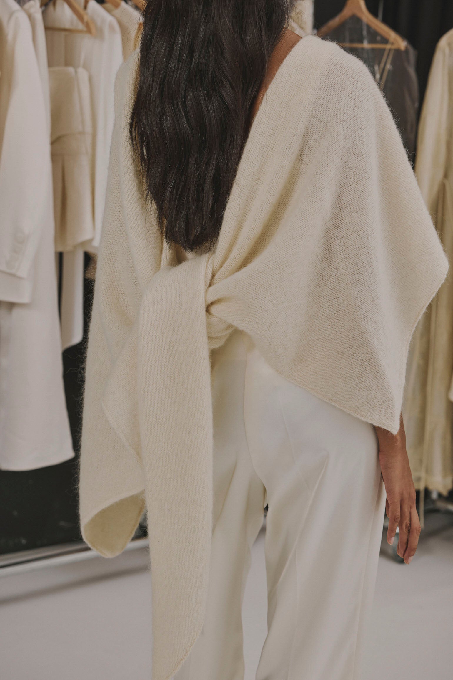 Chal MOHAIR Blanco - BIMANI