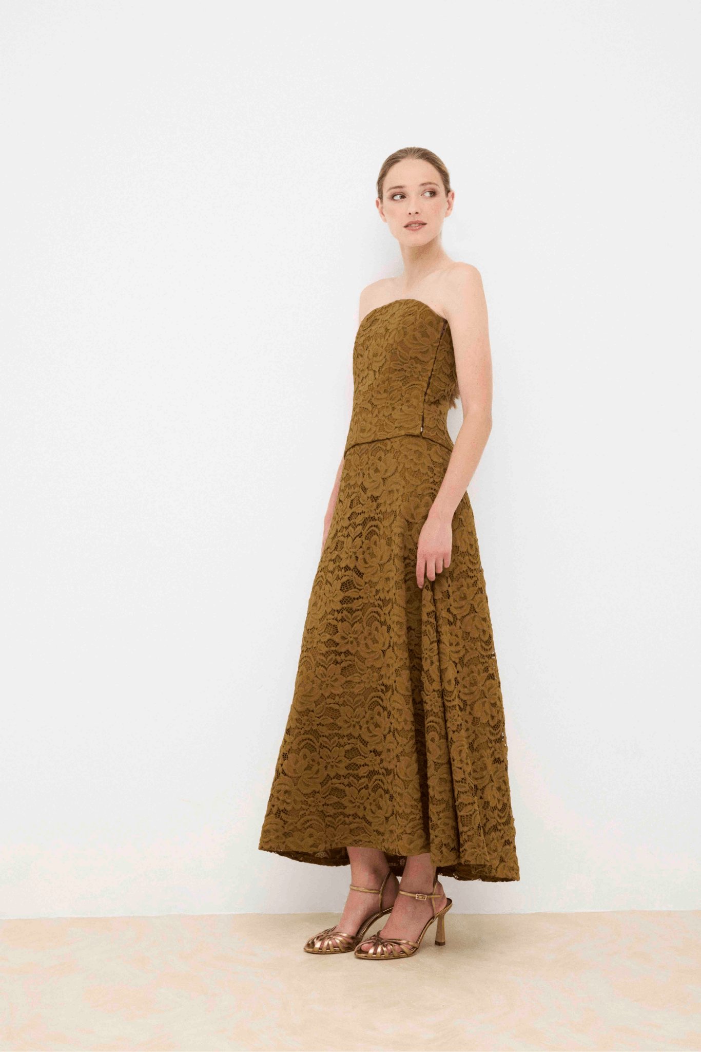 Falda CATERINA Oliva - BIMANI