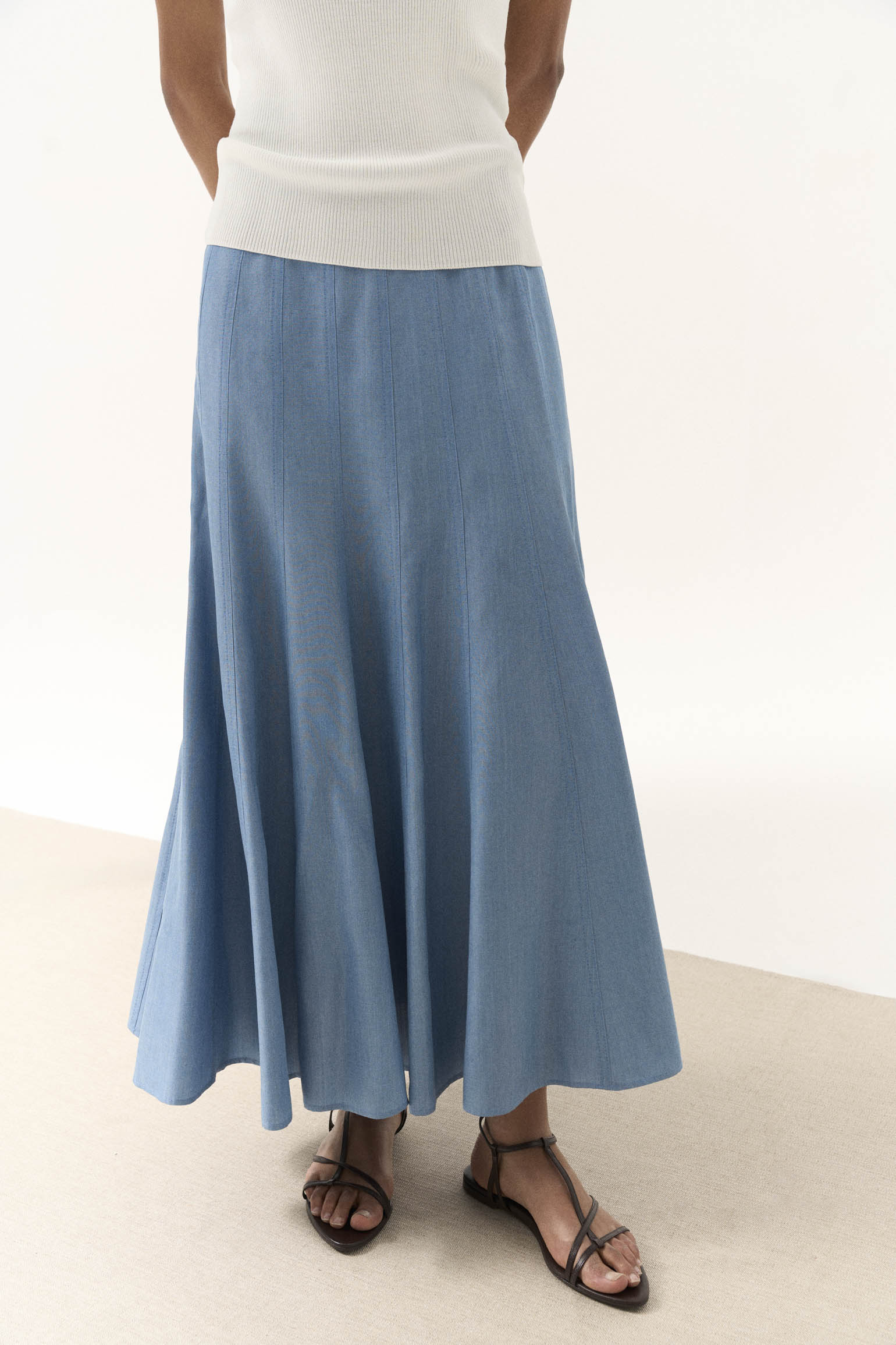 Falda ÉLAN Azul - BIMANI