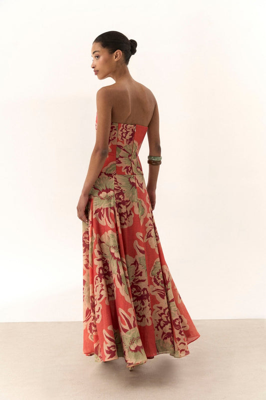 Falda IONE Estampado Melocotón - BIMANI