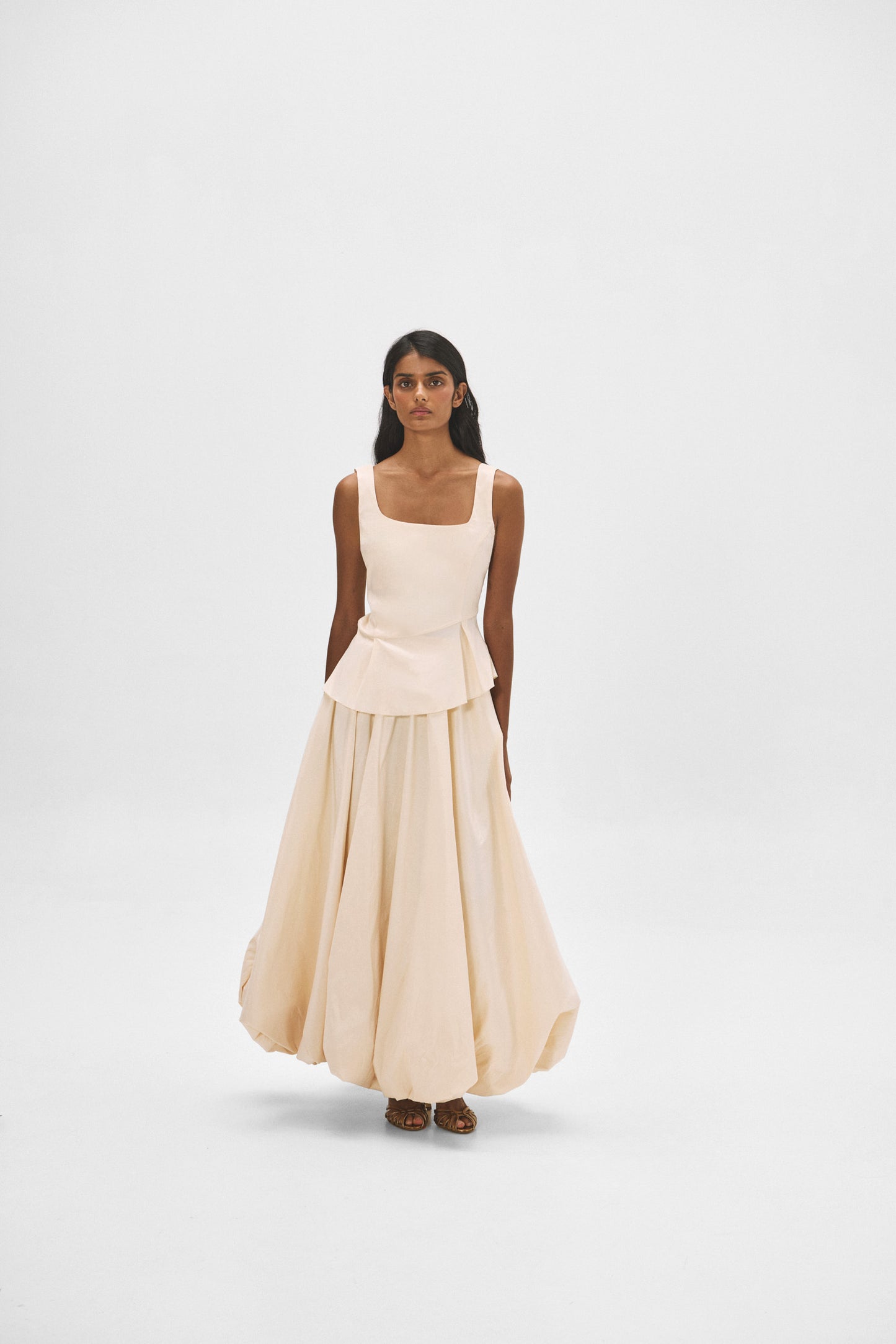 Falda LYSANDRA Crema - BIMANI