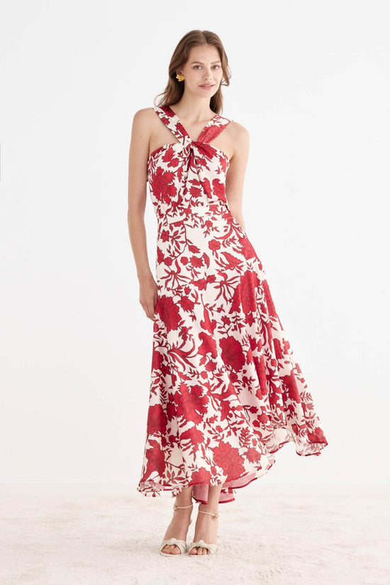 Falda SAMANÁ Print Red - BIMANI