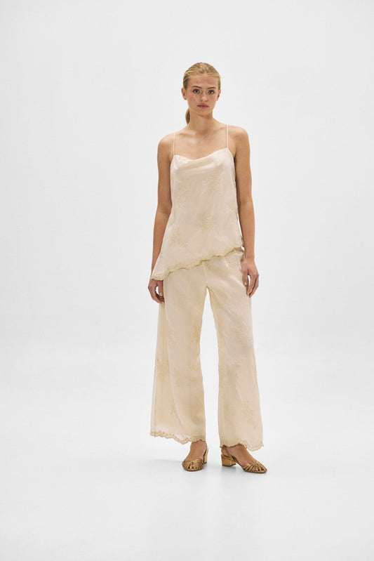Pantalón AMADINE Crema - BIMANI