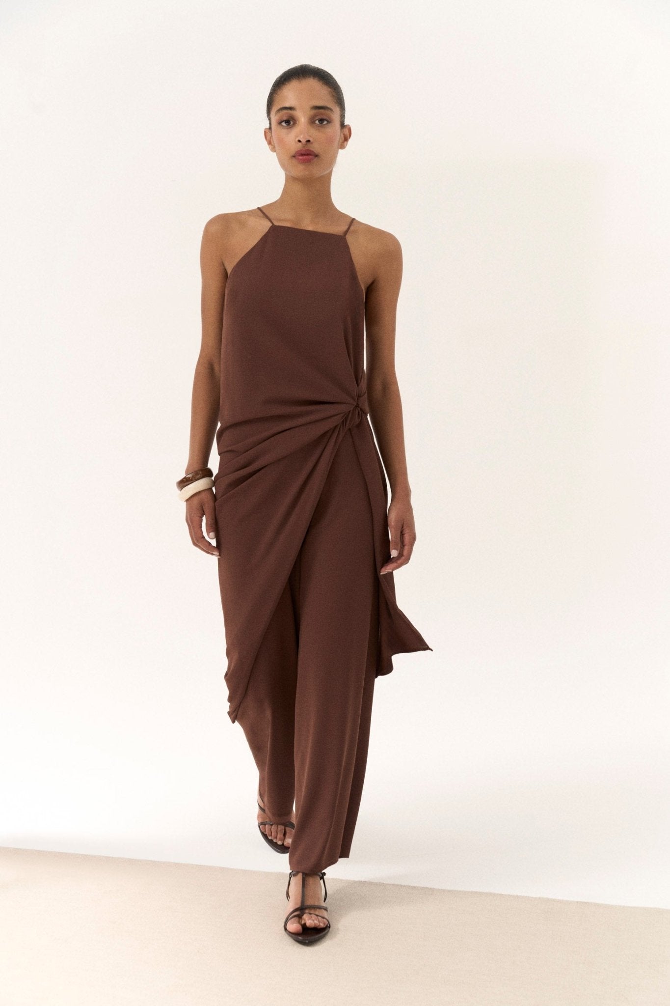 Pantalón LEVANTE Marrón Mocca - BIMANI