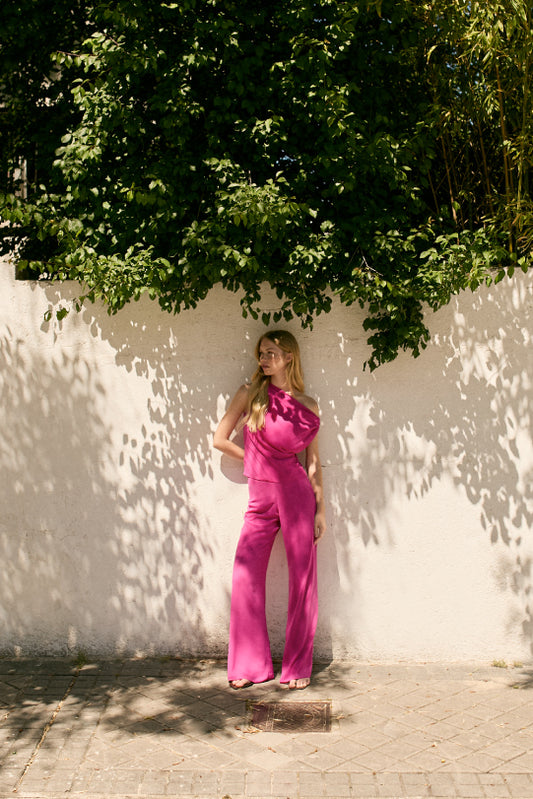 OCÉANO Trousers Magenta