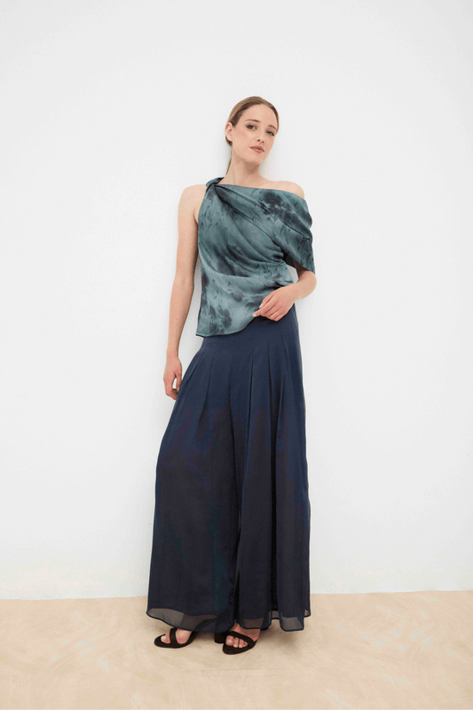 Pantalón SABINE Azul Petróleo - BIMANI