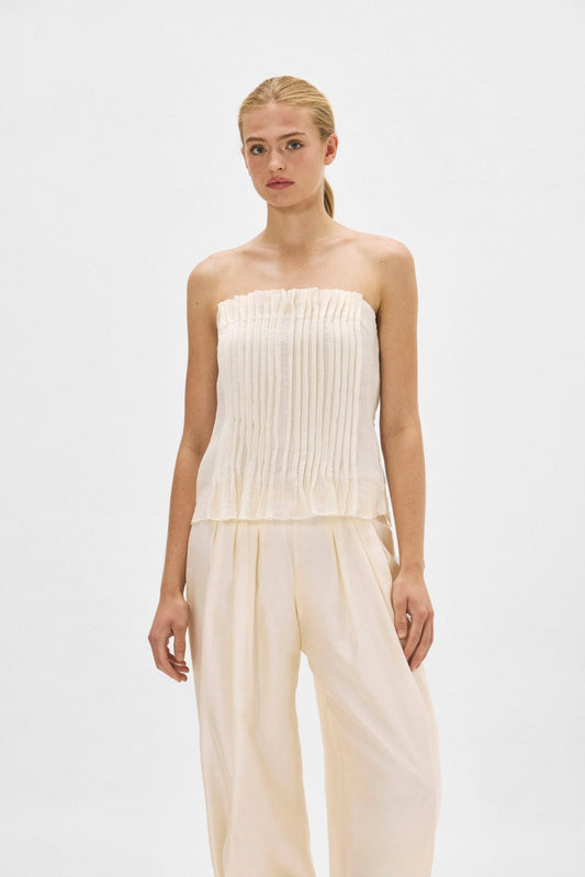 Top BARDOT Crema - BIMANI