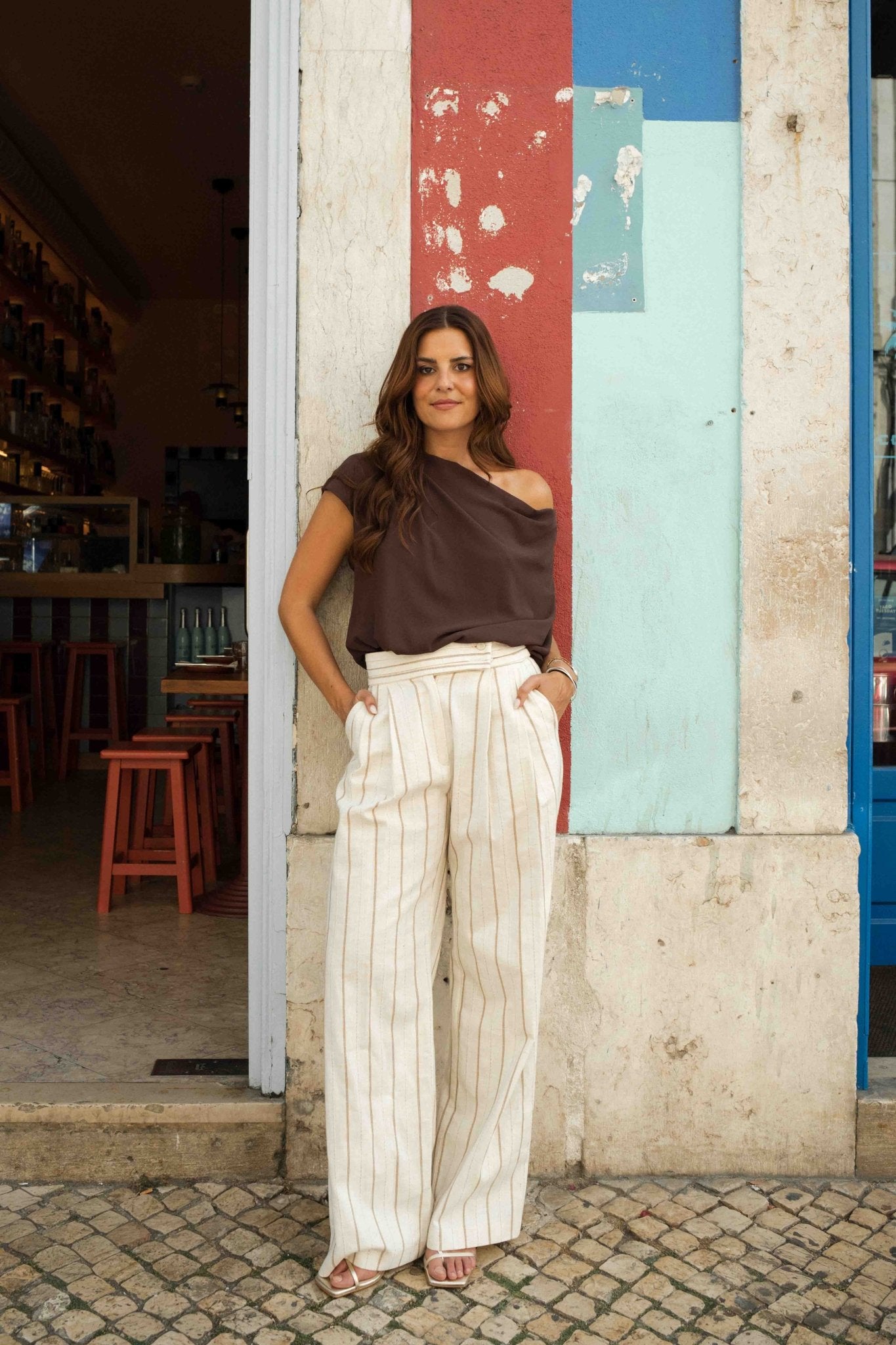 Blusa BAYAMO Marrón Cacao - BIMANI