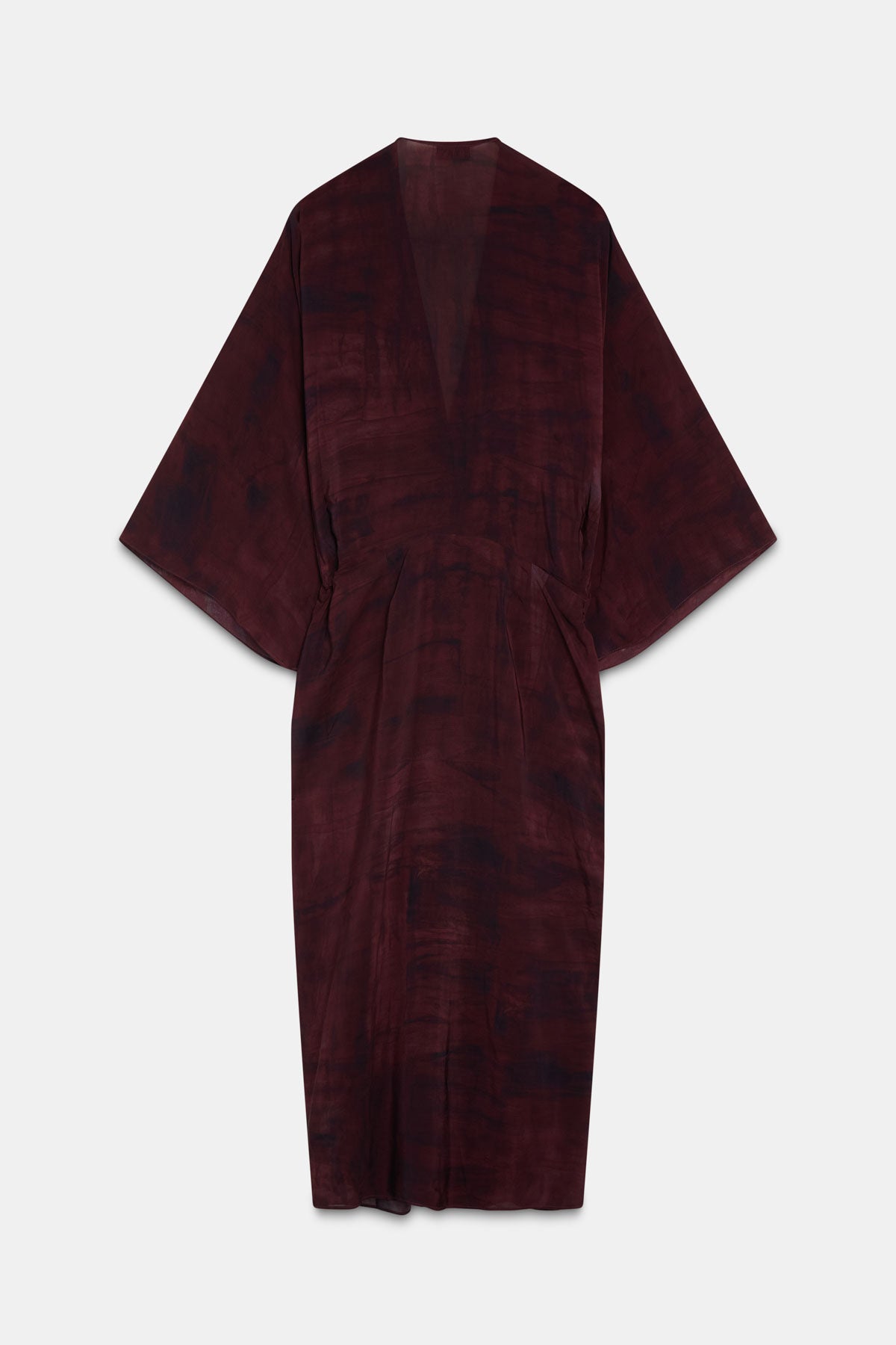 Vestido ANINE Estampado Burdeos - BIMANI