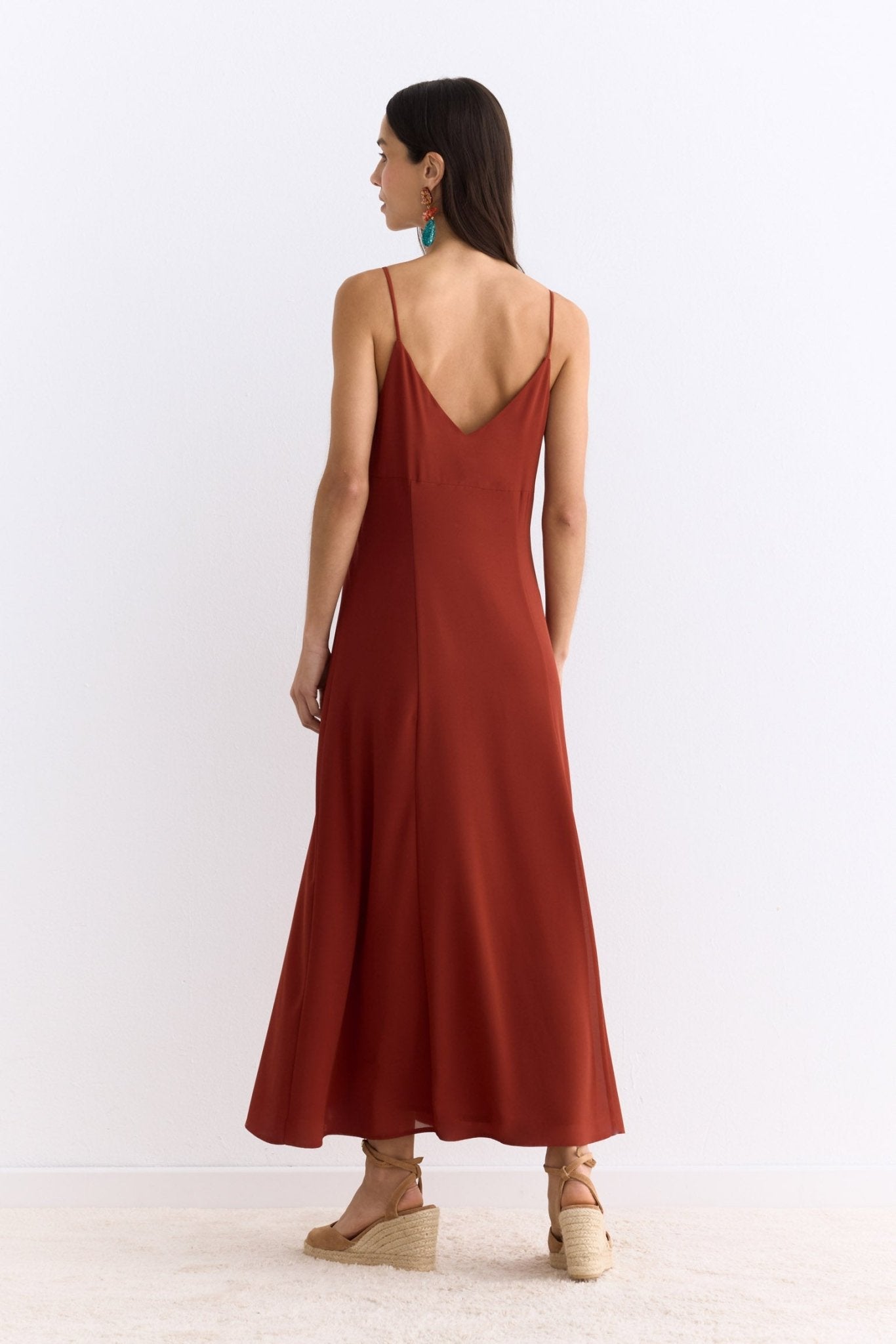 Vestido BERLÍN Teja Mencía - BIMANI