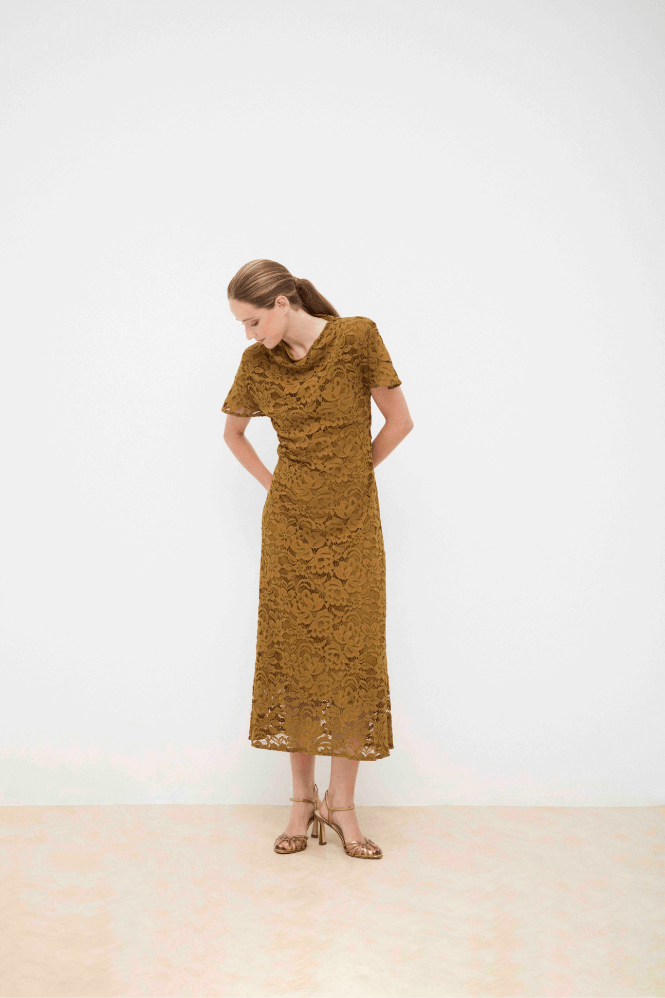 Vestido FIORELLA Oliva Peridoto - BIMANI