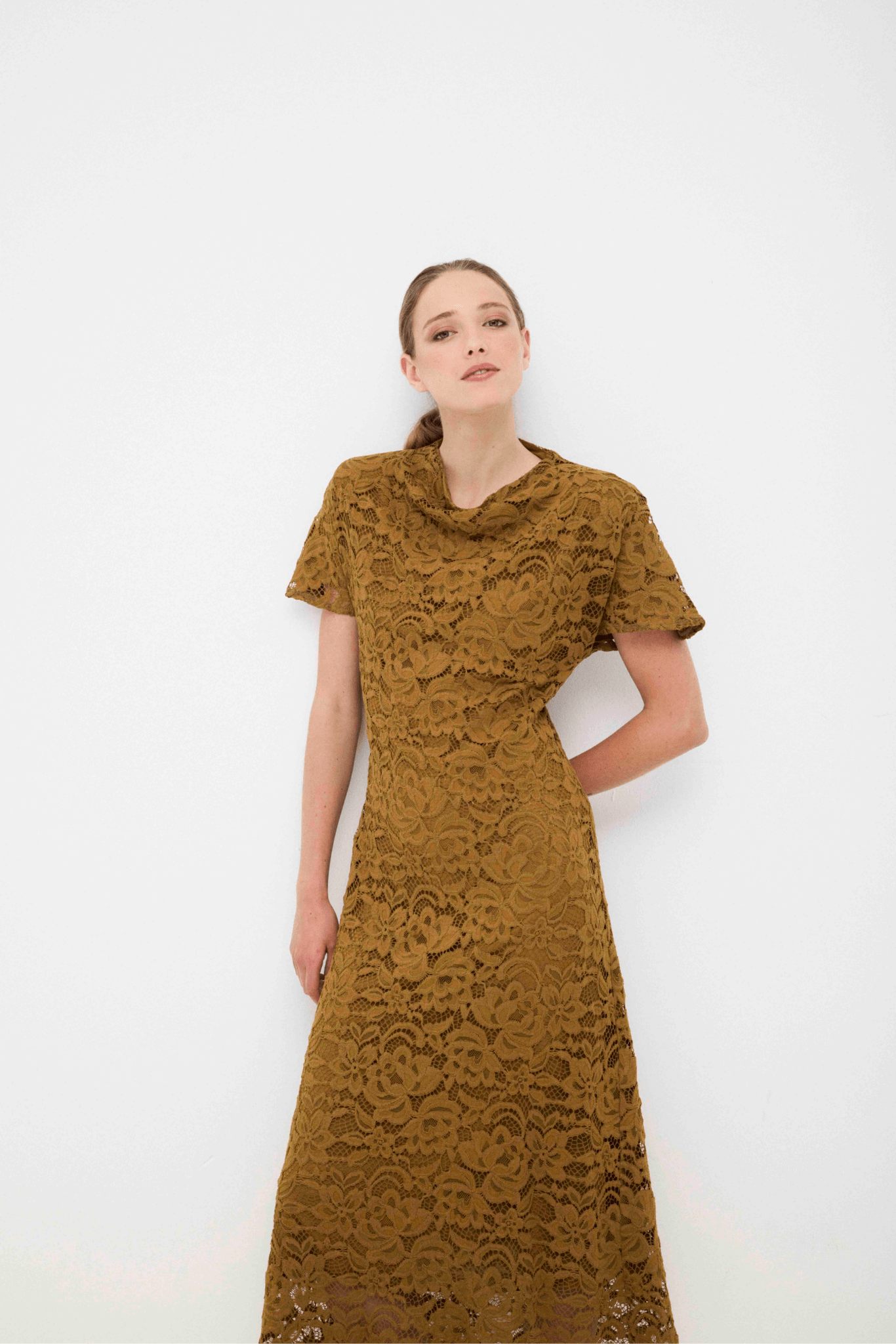 Vestido FIORELLA Oliva Peridoto - BIMANI