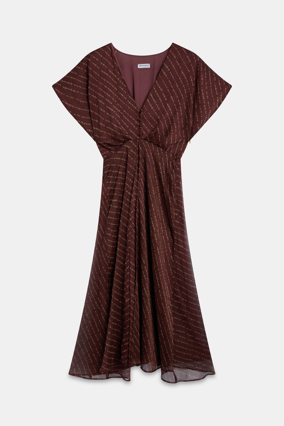 Vestido GAIA Estampado Teja