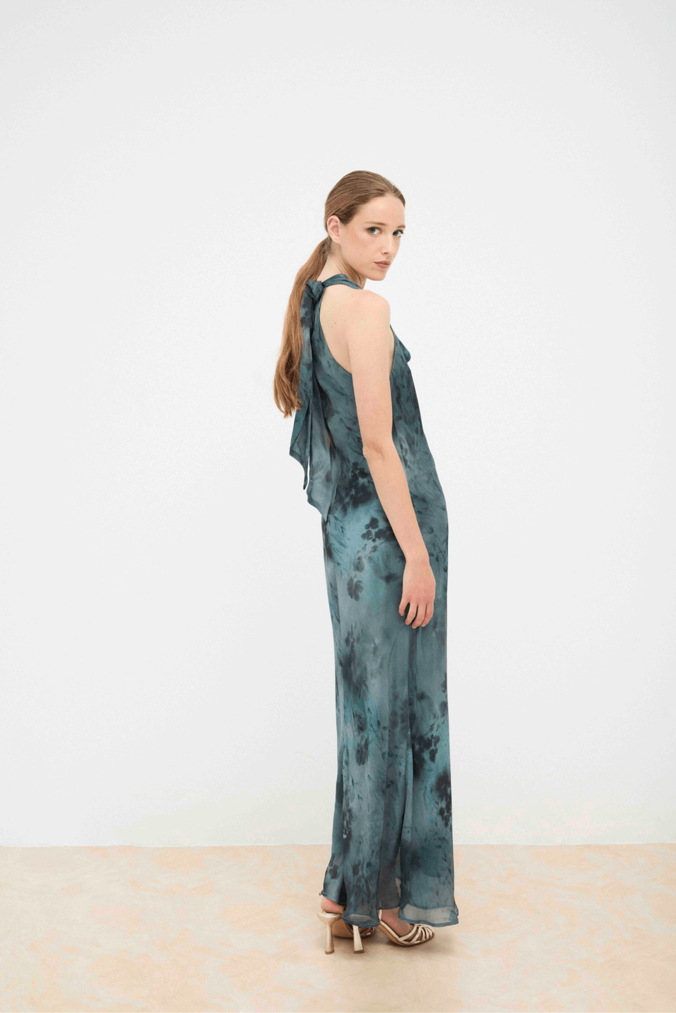 Vestido HELENA Estampado Laguna - BIMANI
