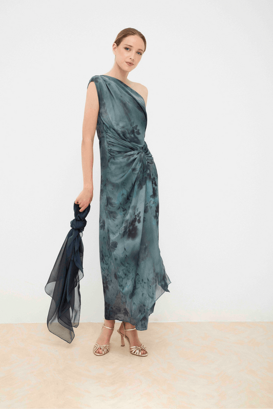 Vestido LAURINE Estampado Laguna - BIMANI