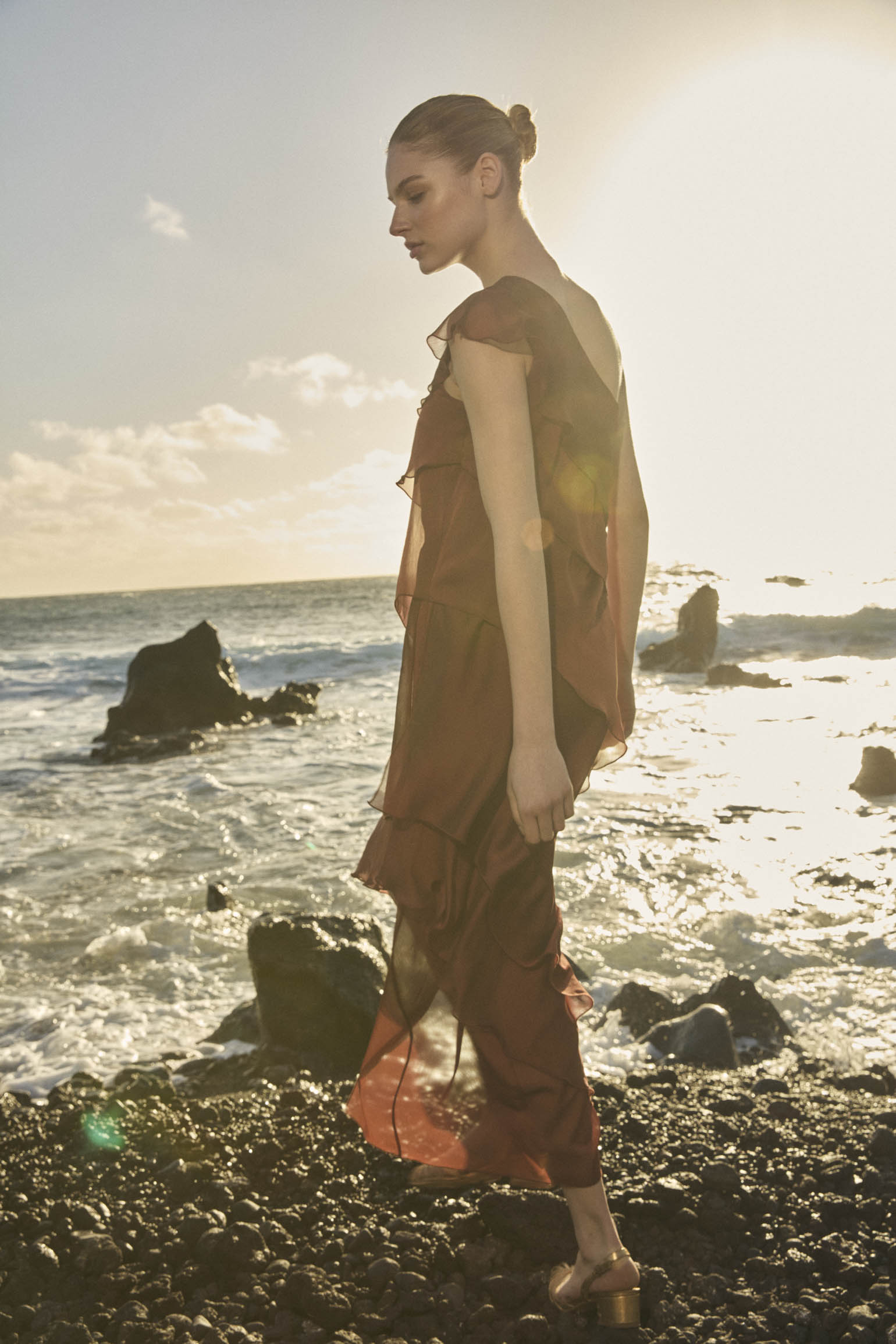 Vestido MARINA Teja Caldero - BIMANI