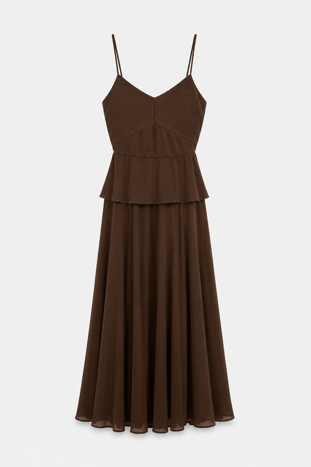 Vestido MOULIN Marrón Cacao - BIMANI